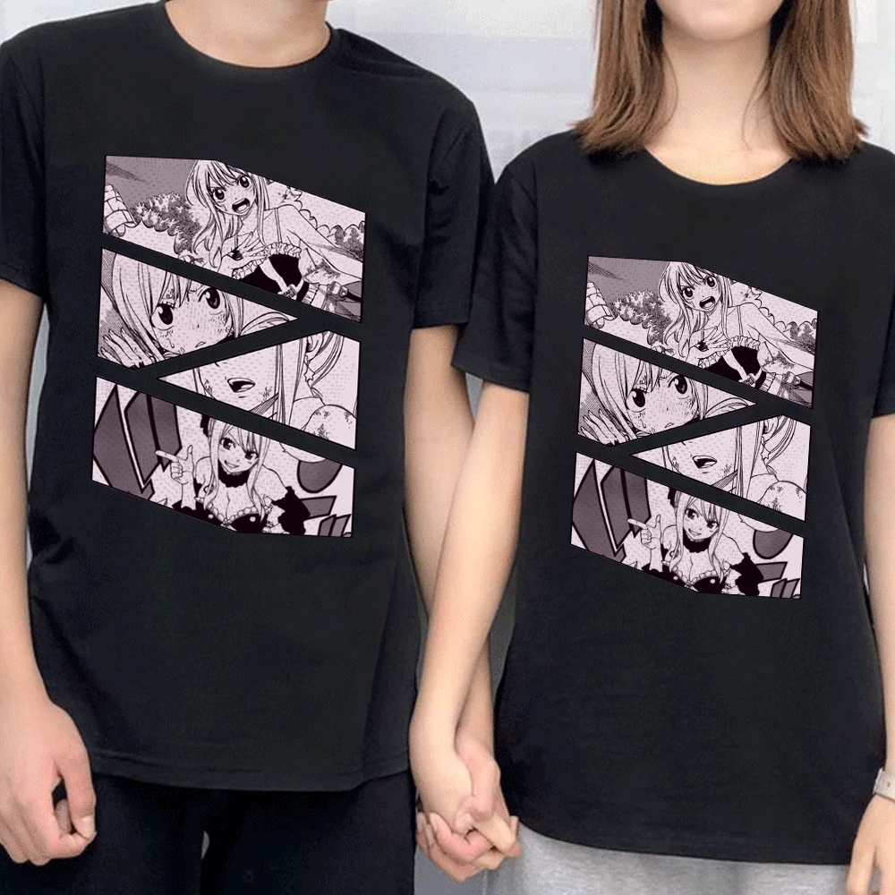 

Lucy Heartfilia Fairy Tail Fearī Teiru Anime Manga T Shirt Essential T-Shirt Japanese Streetwear Hip Hop T-Shirt Short Sleeve