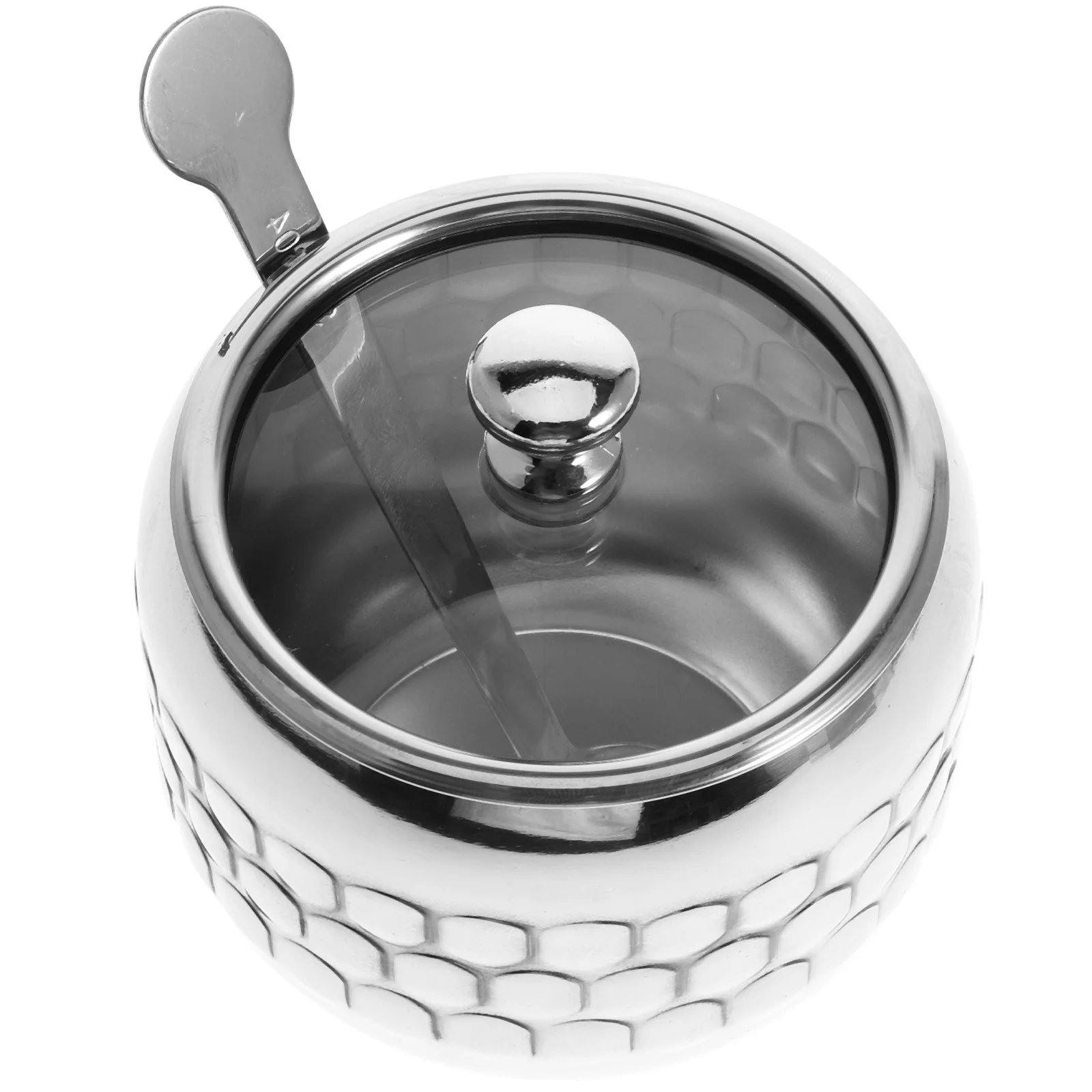 

Stainless Steel Seasoning Jar with Lid and Reusable Jar Salt Container