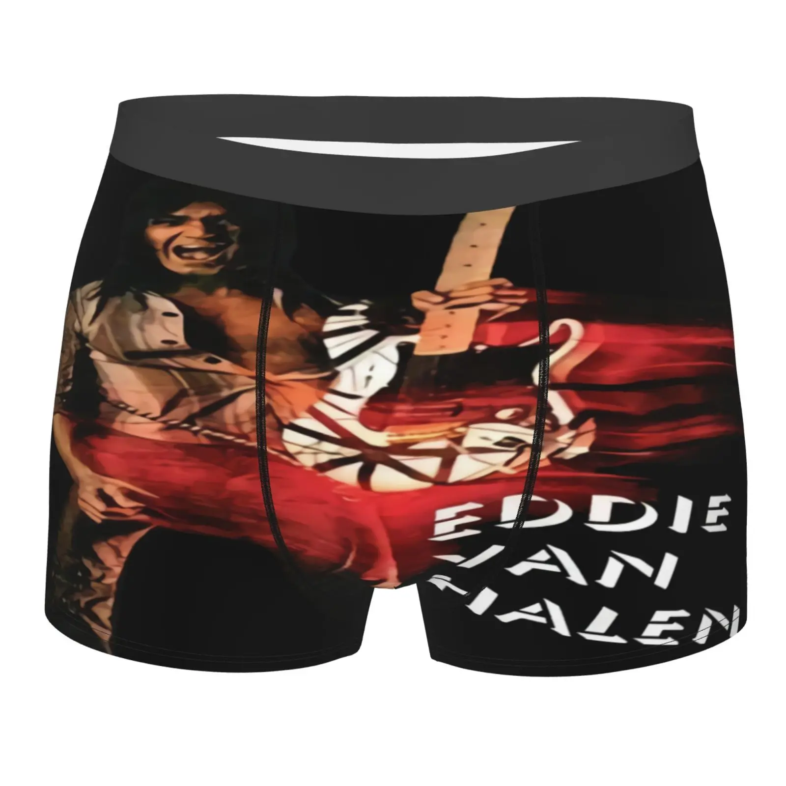 

Мужские трусы Эдди Ван Шиан гитара из жесткого металла, мужское длинное сексуальное мужское нижнее белье, мужские сексуальные трусики, заба...