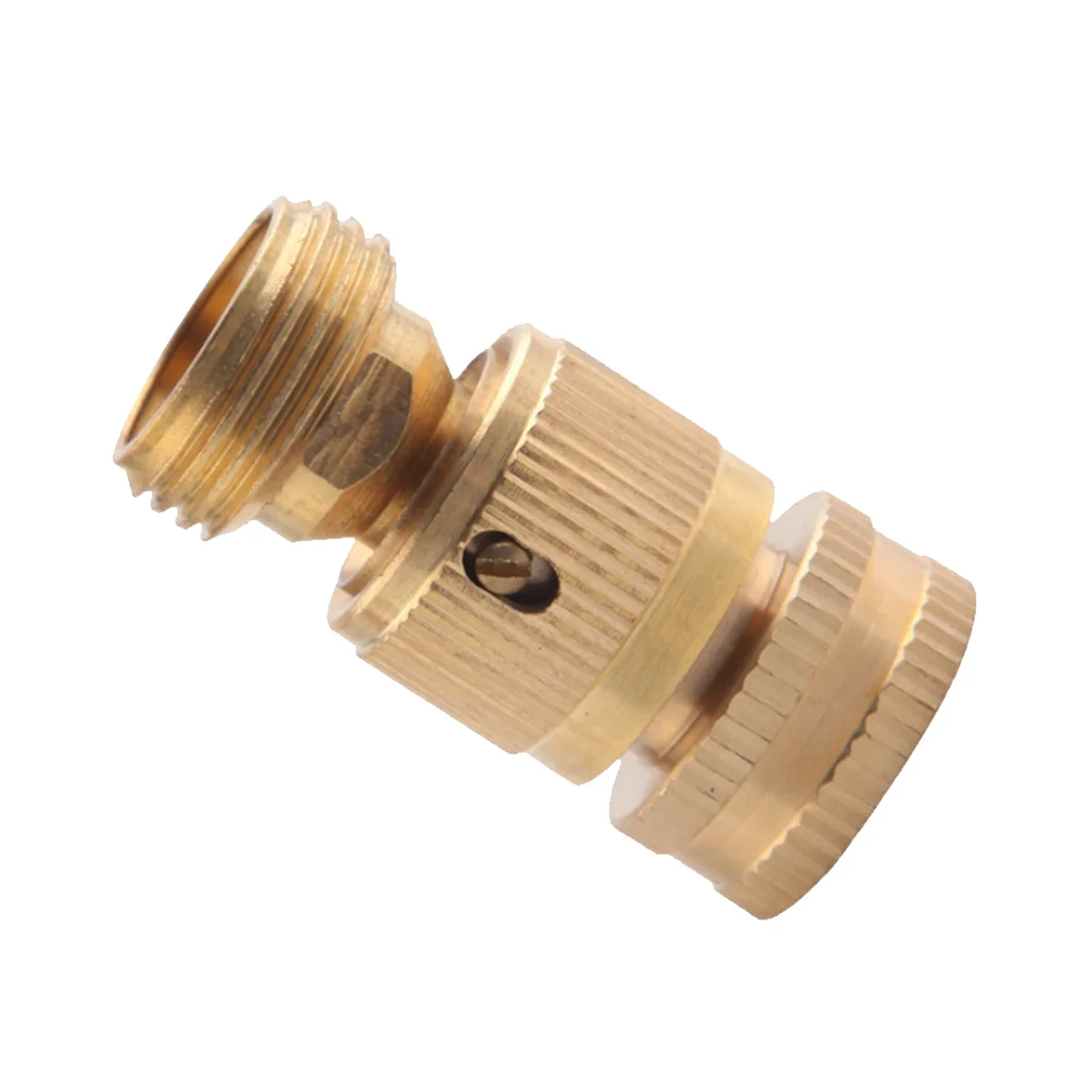 

Garden Hose Quick Connect Brass Quick Connector Fitting Brass 3/4 Turn 1/2 Female Quick Connector