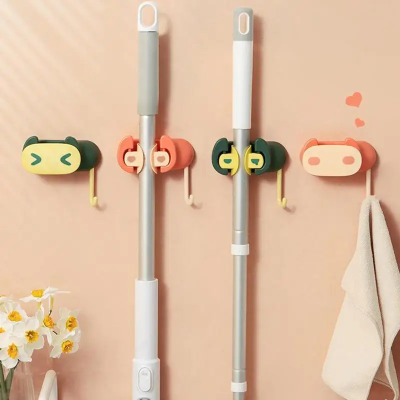 Держатель для швабры и метлы настенное крепление держатель или органайзер