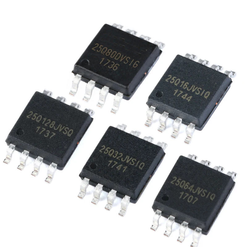 

10PCS W25Q80DVSSIG W25Q16JVSIQ W25Q32JVSIQ W25Q64JVSIQ W25Q125JVSIG JVSSIG SOP8 FLASH memory chips