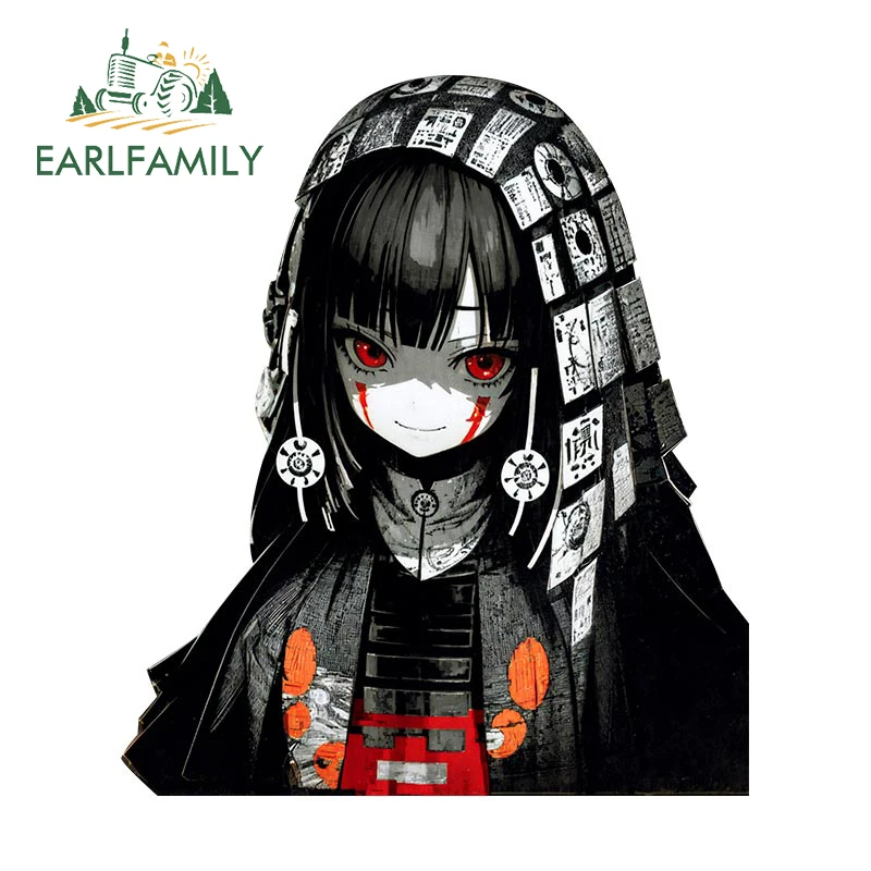 

EARLFAMILY, 13 см x 11,3 СМ, Готическая шприца Лори, фан-арт, автомобильная наклейка, оригинальное искусство, алая глаз, Переводные картинки, гоночные граффити, наклейки уайфу
