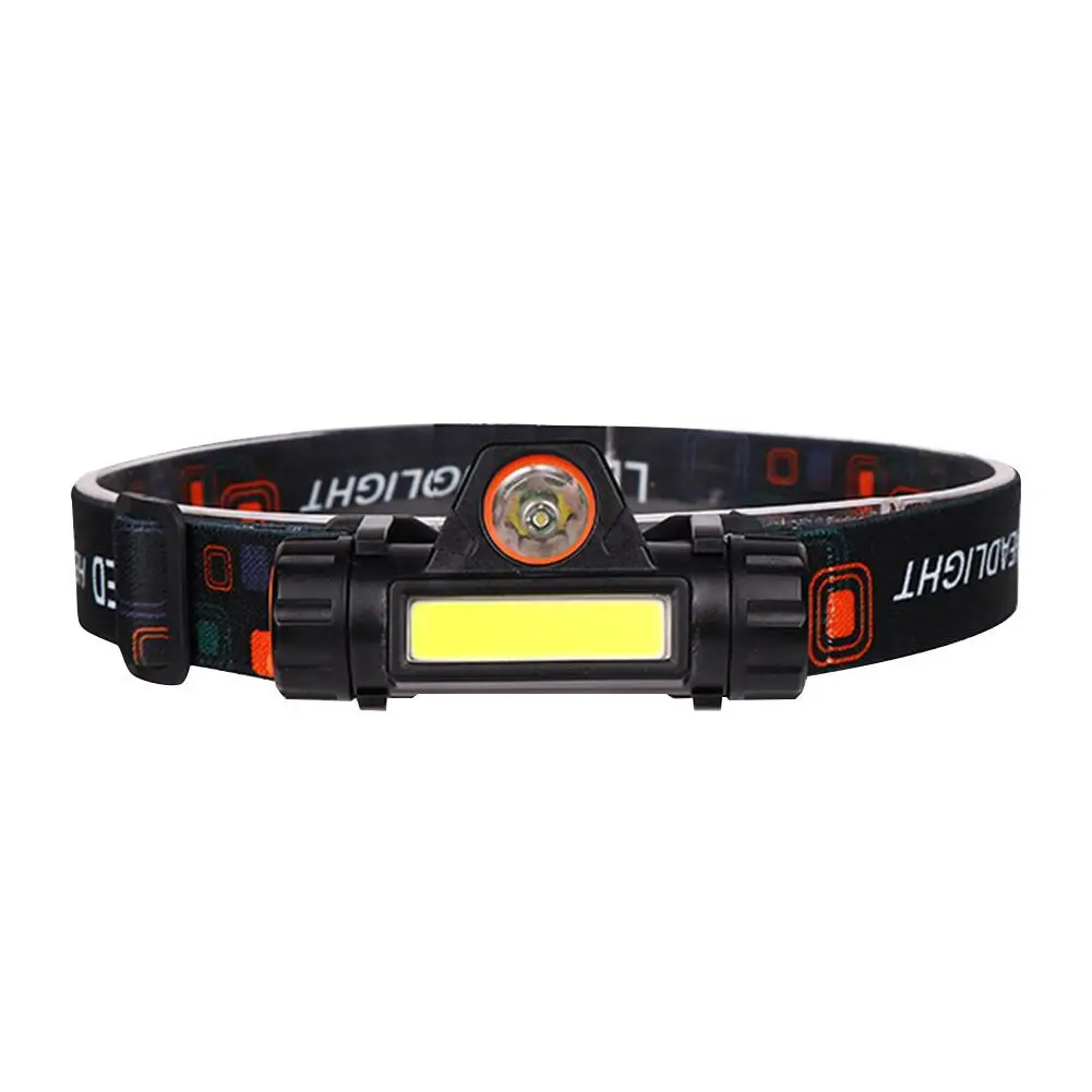 

1pc Mini USB Rechargeable Headlight Flashlight Camping Night Fishing Light