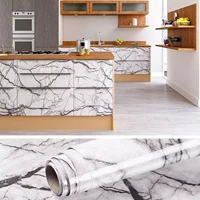 waterproof marble self adhesive wallpaper vinyl film wall stickers bathroom kitchen cabinet room decorative sticky paper decals