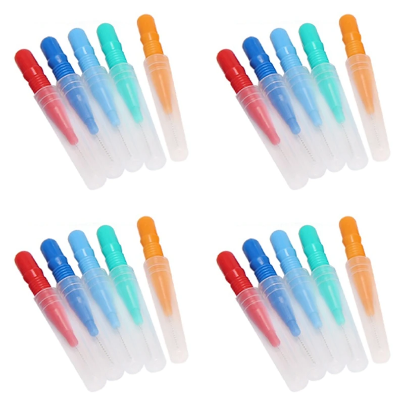 

1000Pcs Interdental Brush Teeth Soft Picks Tooth Floss Interdental Brush Refill Toothpick Cleaners