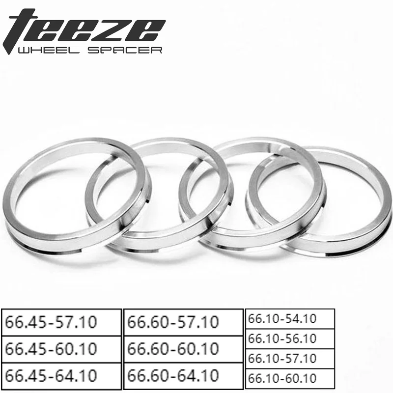 

Комплект Из 4 Центрирующих Колец Для Колесных Дисков Из Алюминиевого Сплава, Для Выравнивания Шин, Центровки Отверстий Под Ко...