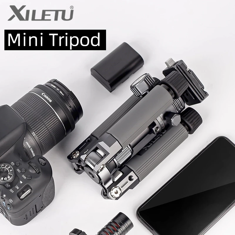 

Портативный легкий дорожный мини-штатив XILETU M5G Настольный видео мини-штатив с шаровой головкой 360 градусов для камеры DSLR SLR