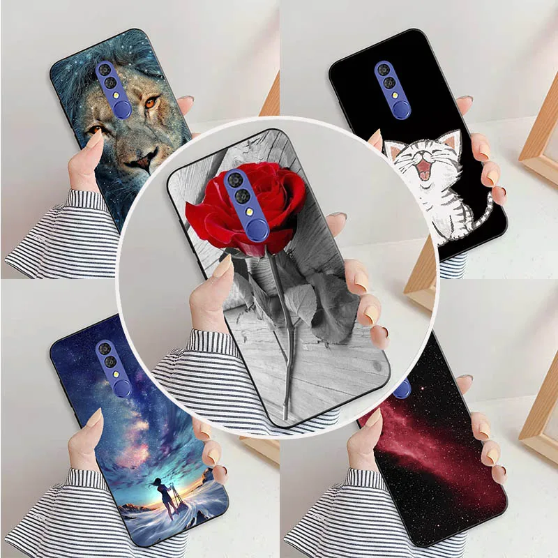 Милый мультяшный чехол для Alcatel 1X 2019 5008Y 5008T 5008U 5008R 5,5 дюйма, Ультратонкий силиконовый чехол с рисунком для Alcatel 1X 2019