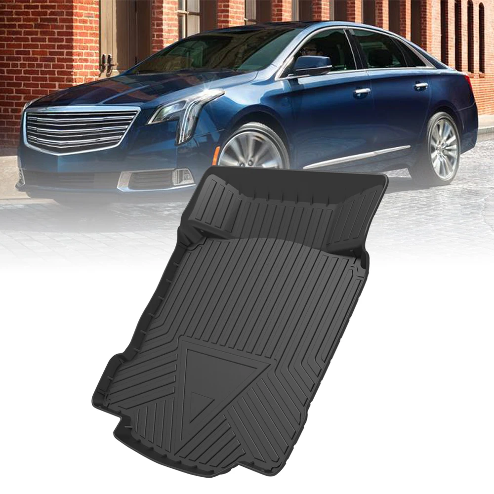 TPE Car Storage Box Pad Rear Trunk Mat For Cadillac XTS 2012-2015 2016 - 2019 Protective Liner Trunk Pad Tray Floor Mat