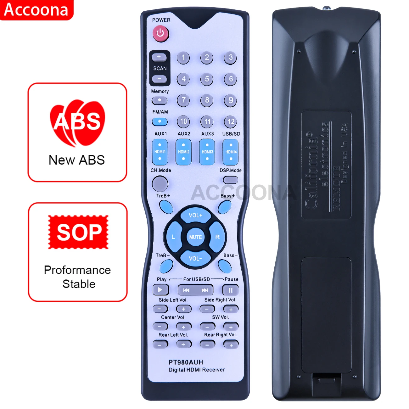PT980AUH Replaced Remote Control fit for Pyle Home Digital H