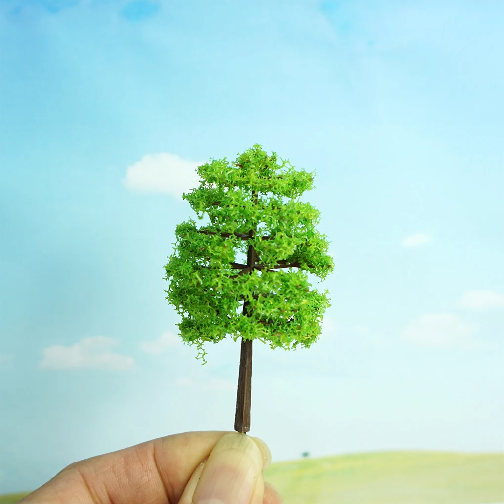 

20 Pieces Model Trees Train Sand Table Mini Artificial Scenery Landscape Plants Office Decoration DIY Craft Supplies