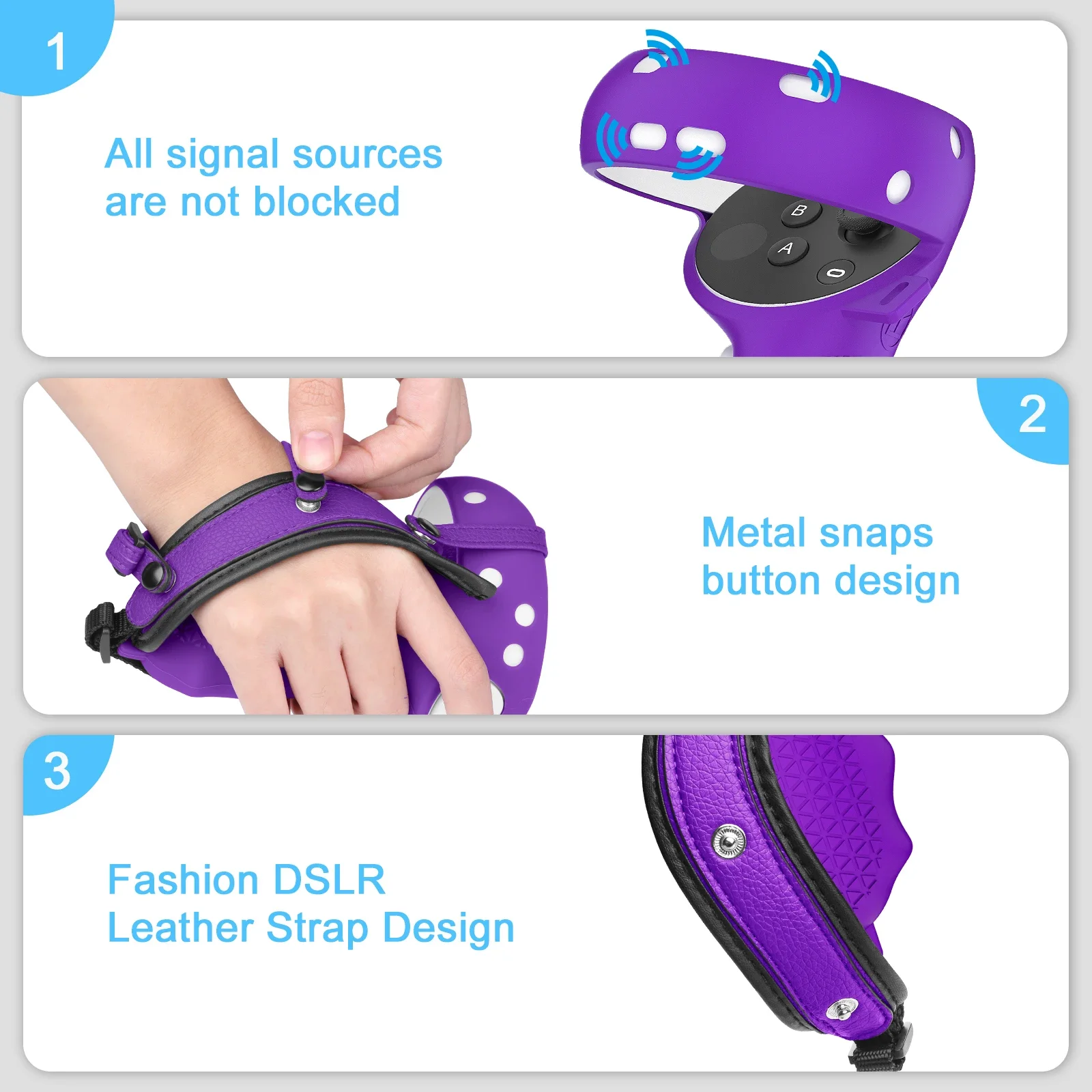 Силиконовый защитный чехол для Oculus Quest 2