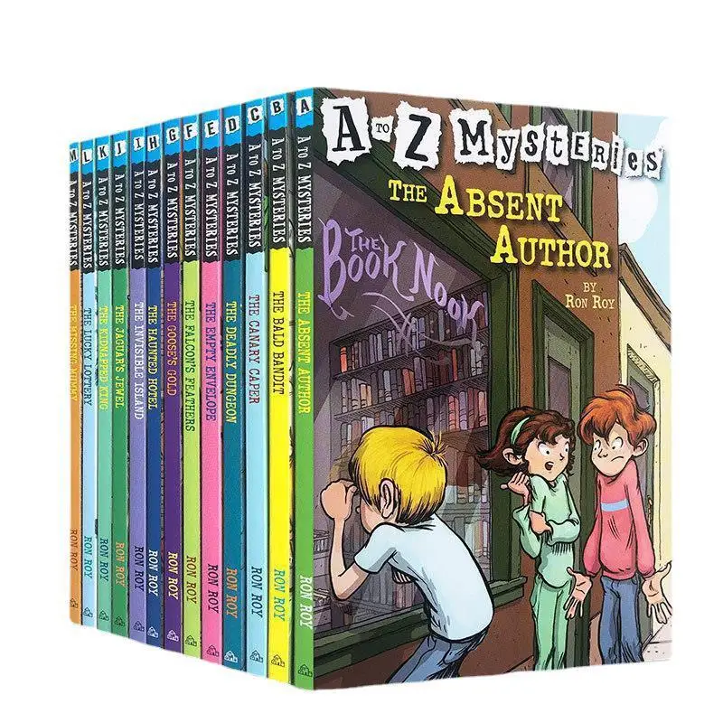 26 Books/set A To Z Mysteries Ron Roy Children Detective Reasoning Novel Children's Elementary Chapter Novels English Book Sets