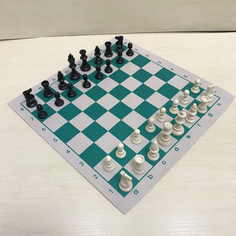 

1PCS Pu Leather Material Chess Board Children'S Educational Game 42cm X 42cm