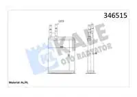 

346515 for heater radiator BOXER JUMPER DJ5 DJ5T DJ5T DJ5TED XUD9 engine