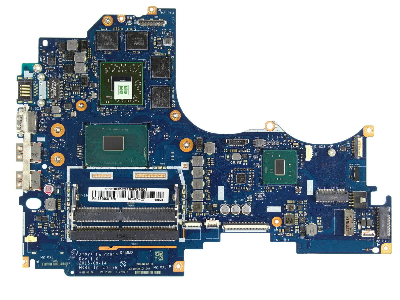 

Для материнской платы Lenovo Y700-14ISK Radeon R9 M375X 5B20K81628