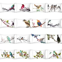 pillowcase chinese style bird branch pattern pillowcase suitable for sofa bedroom home life