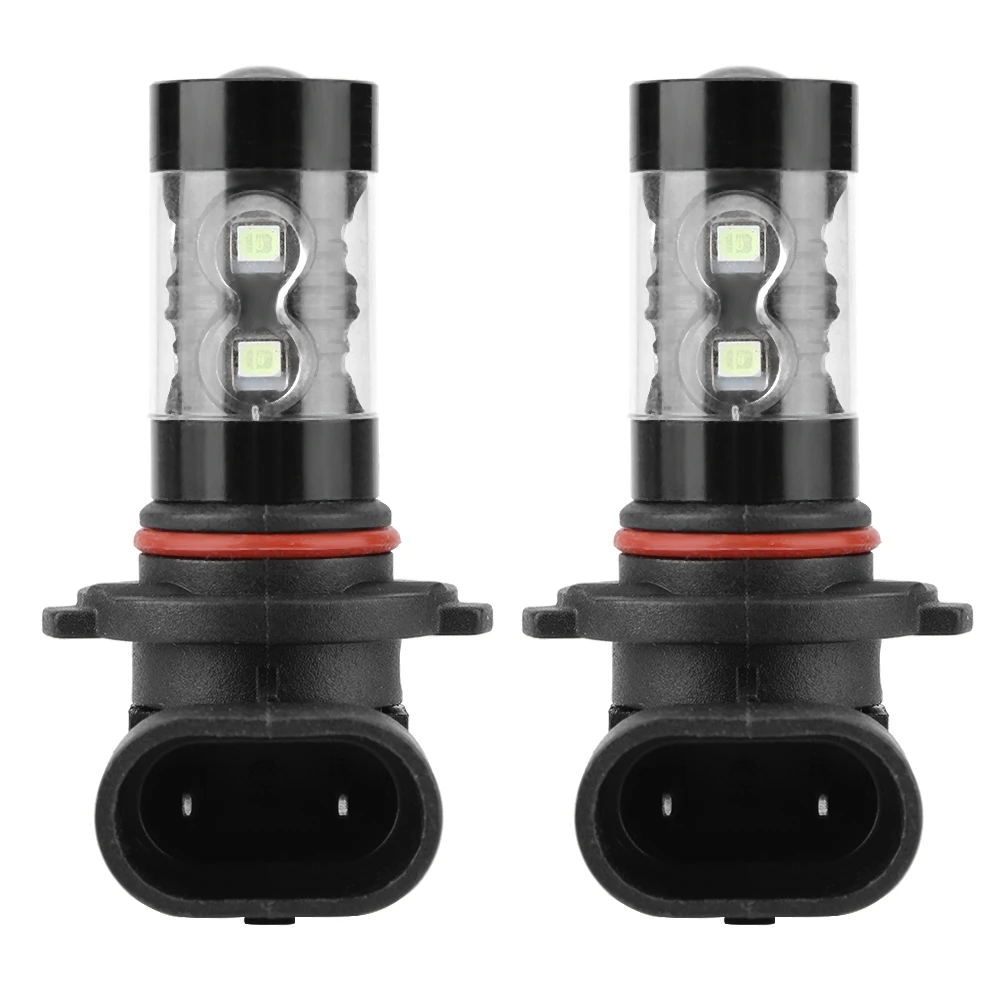 

2PC 9006 50W 10SMD Ice Blue LED Headlight Bulbs Kit Fog Light Car Driving Lamp Headlight