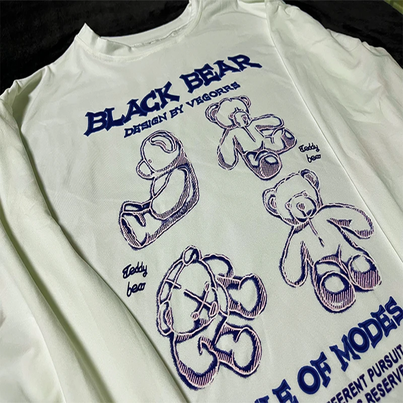 

Новинка, осенне-зимняя женская футболка с длинным рукавом, топ в Корейском стиле, свободная Студенческая Повседневная одежда в стиле Харадз...