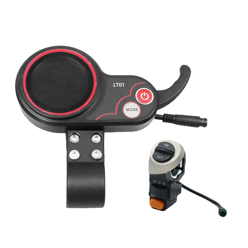 

LT01 Display Meter 36V-60V 6PIN+Switch For Kaabo Mantis 8/10 Kaabo Wolf Warriorx Kaabo Wolf Warrior11 Electric Scooter Parts