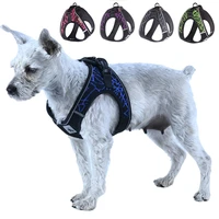 dog harness for small medium dogs no pull adjustable reflective pet vest collar dog jogging mesh clothes puppy cat harness strap