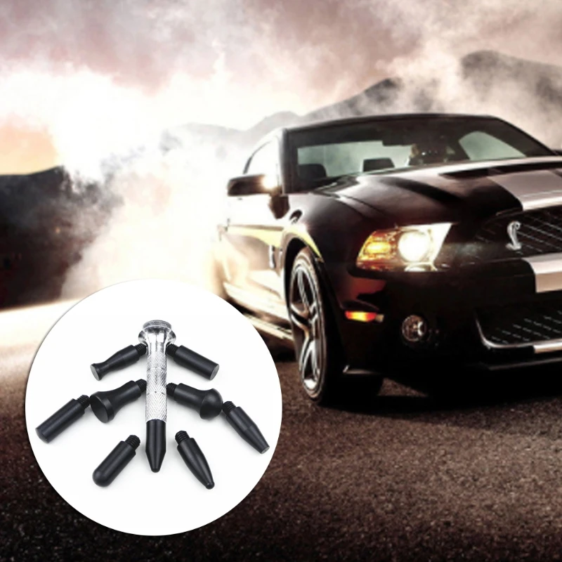 

Paintless Car Dent Repair Hail Removal Tools Kit Tap Down Pen With 9 Heads Tools