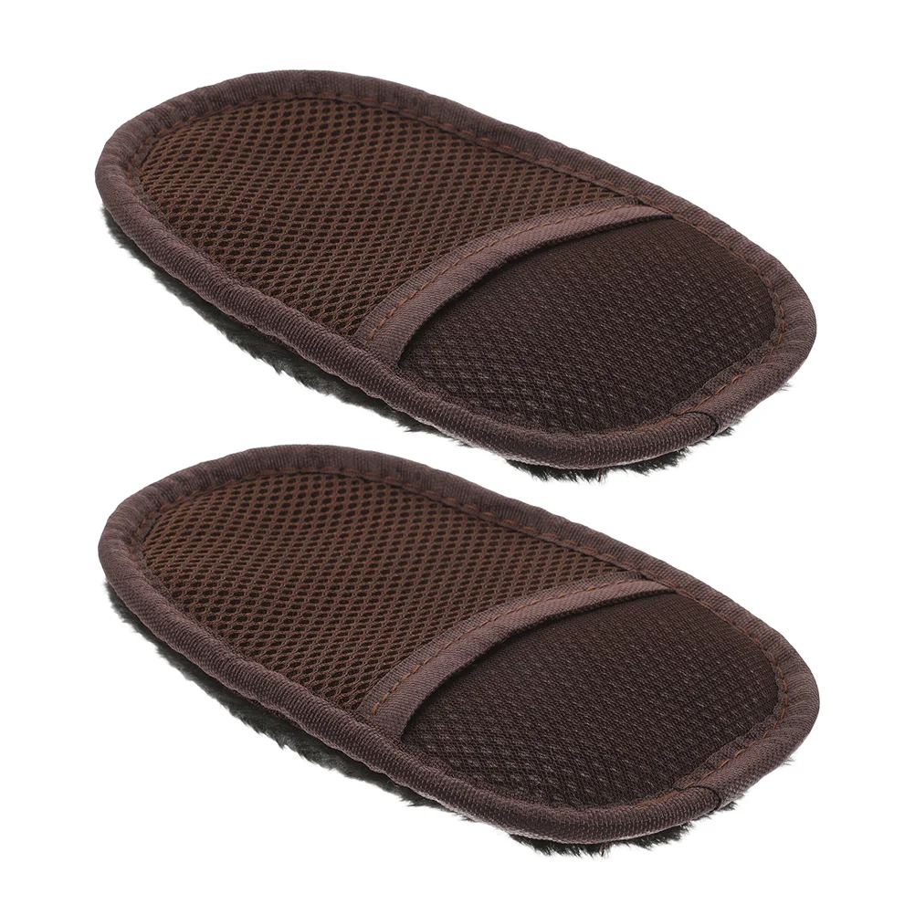 2 шт. плюшевые перчатки для полировки обуви очиститель кроссовок уход за обувью и