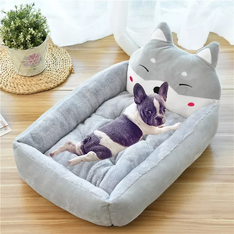 

NEW2023 Rectangle Dog Bed Sleeping Bag Kennel Cat Puppy Sofa Bed Pet House Winter Warm Nest Soft Beds Portable for Pets Cats Bas