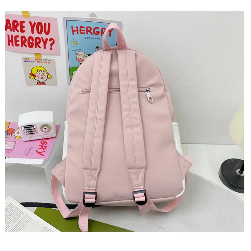 Teenagers Girls Lightweight Waterproof Nylon School Bags 2022 Children Kawaii Bowknot Large Capacity New Fashion Backpacks
