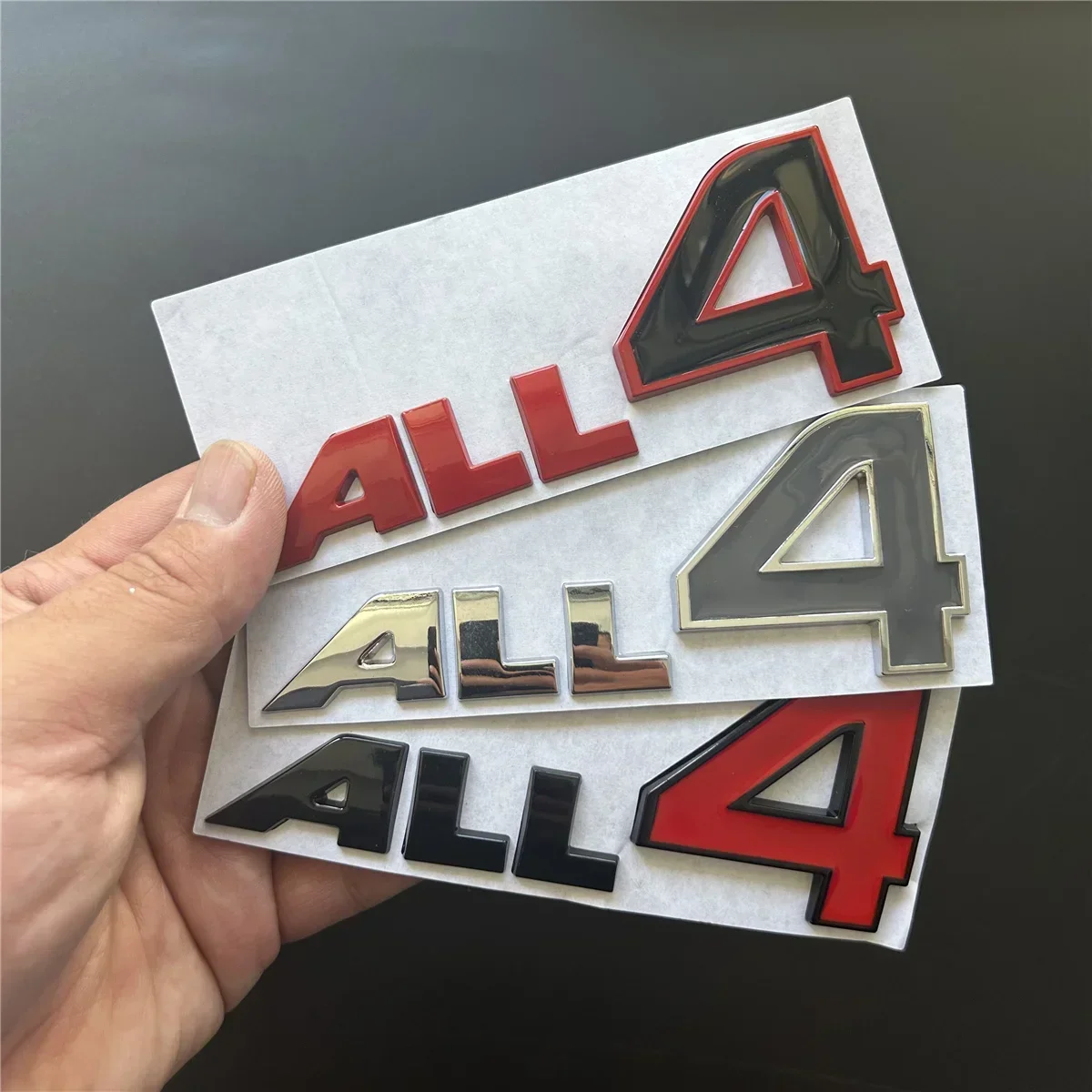 1 шт. 3D металлическая эмблема с 4 буквами наклейка на кузов автомобиля крыло