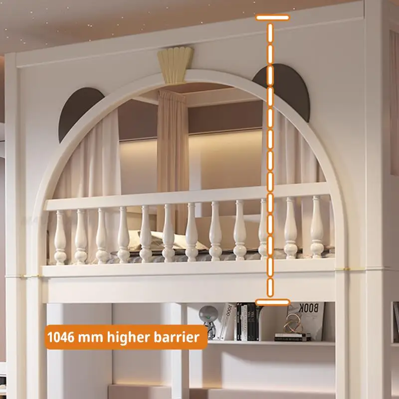 Рисунок 6 - Милая Белая детская кровать принцессы для девочки