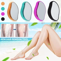 painless crystal physical hair removal bleame crystal hair eraser easy cleaning reusable tool nano glass hair removal