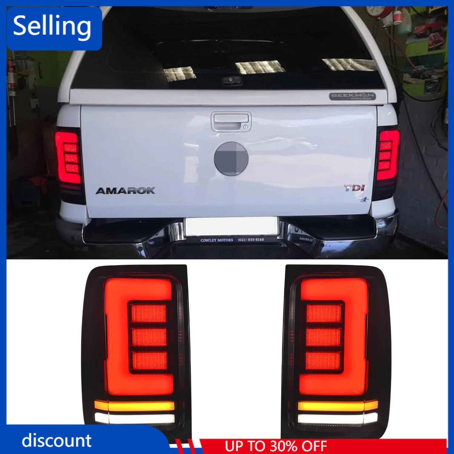 

Auto Led Lamps Vw Amarok V6 rear Lights With Turn Signal Storbe Reverse Lights Fit For Vw Amarok V6 lamp 2008-2020 Pickup Car