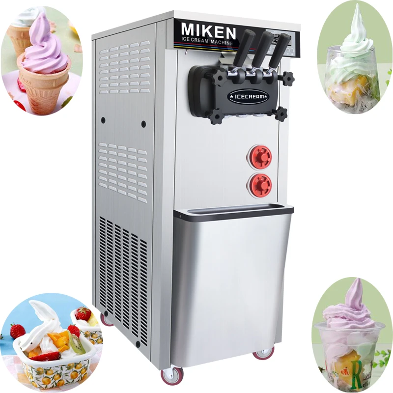 

PBOBP 220V Electric Ice Cream Making Machine Mini Desktop for Home Kitchen Children's Ice Cream Machine Commercial