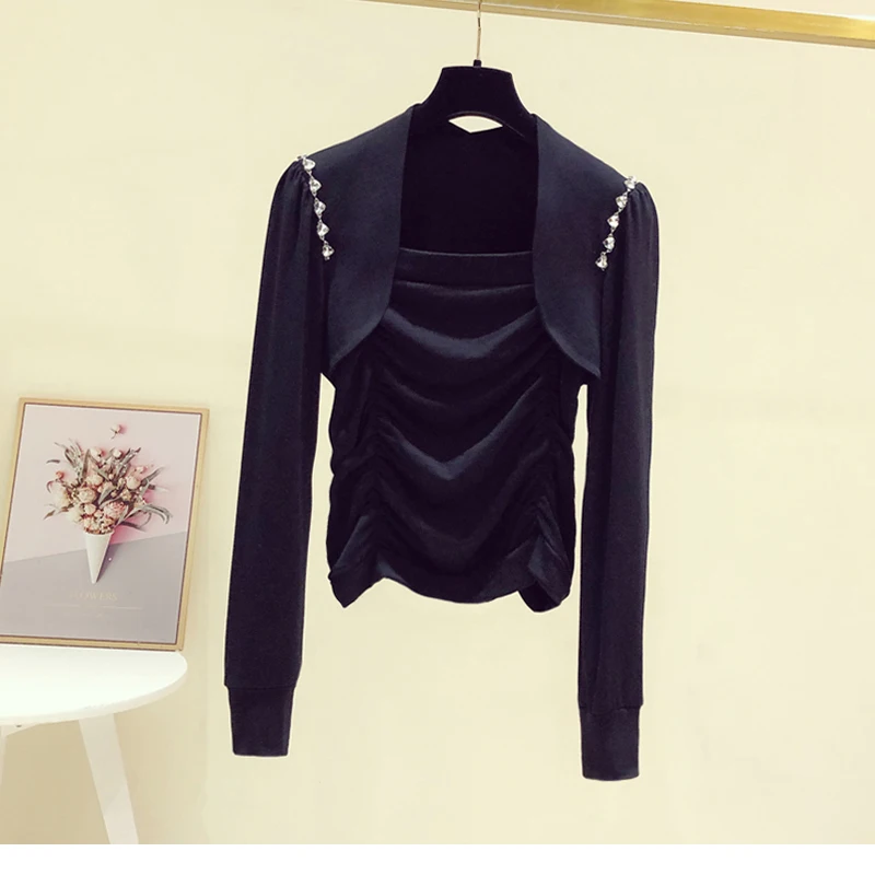 

T-shirt women's long-sleeved 2022 spring new maternity tops White