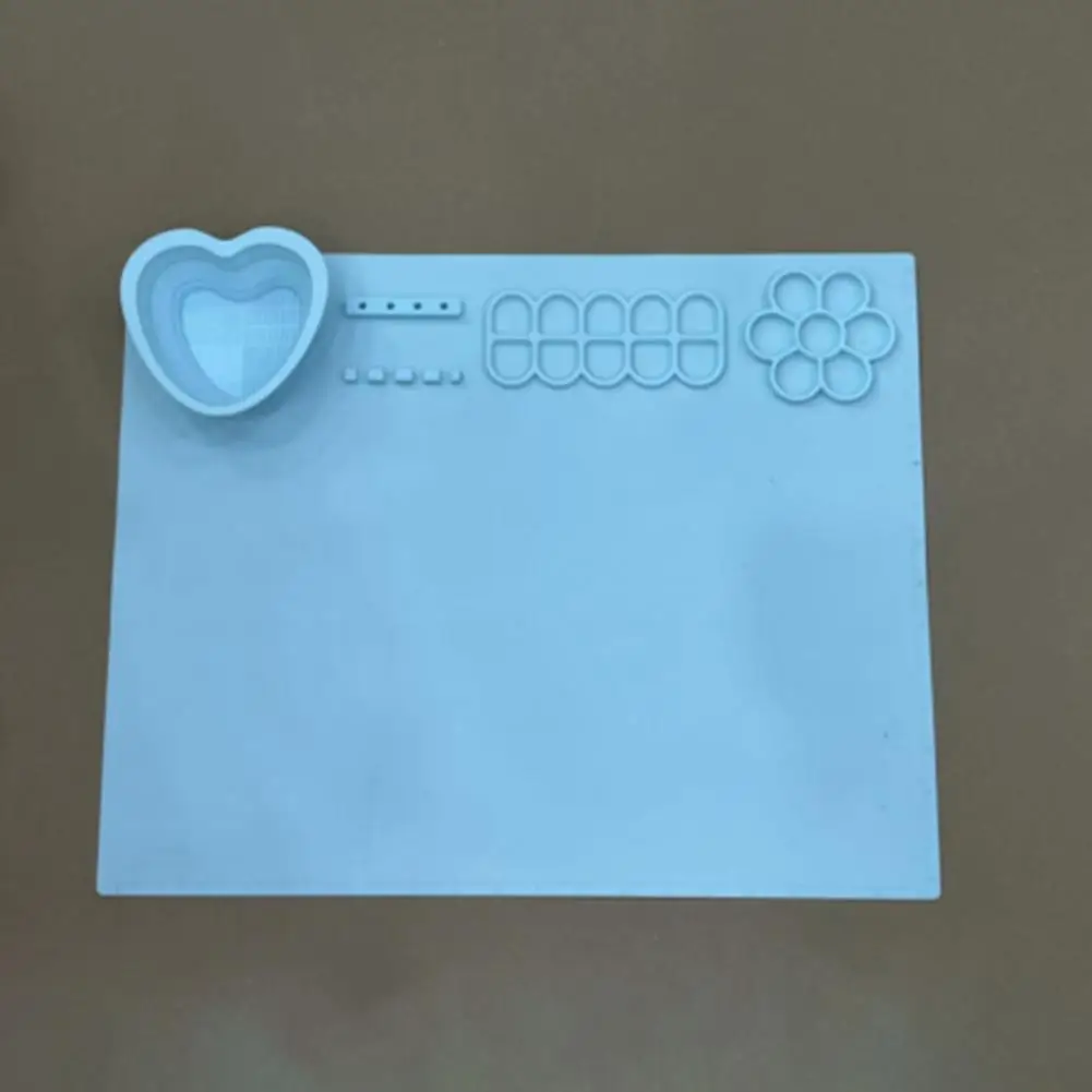 

Silicone Craft Mat Creative Easy to Clean with Cleaning Cup for Artist Drawing Mat Silicone Painting Mat