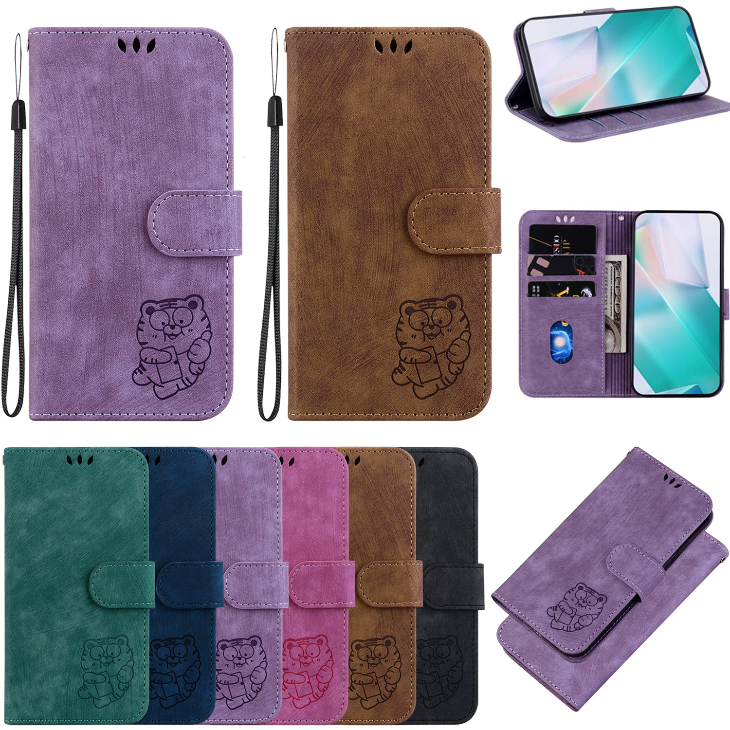 Кожаный чехол для телефона с отделением карт Oneplus CE 3 2 CE4 Lite Nord 2T N30 N20 SE 4G ACE 2v 5G