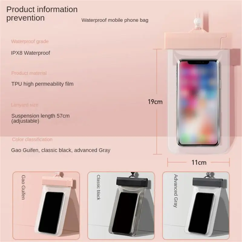 

Touch Screen Large Capacity Anti-off Flip Cover Precise Strong Light Transmission Hd Selfie Sensitive Slide Seal Tup Can Be Hung