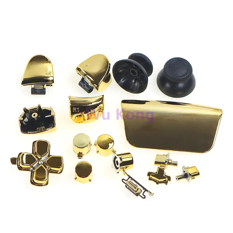 1 комплект для PlayStation 5 V3, полный набор хромированных кнопок, замена контроллера PS5 V3.0 L1 R1 L2 R2, кнопка D-pad