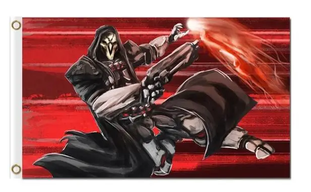 

Grim Reaper Skull Flag 3x5 футов полиэфирные подарочные баннеры на заказ