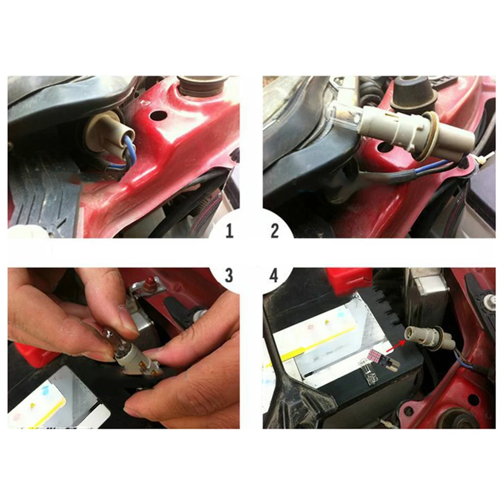 

6 шт., Автомобильные светодиодные лампы T10 W5W 4014 24SMD, 6000K