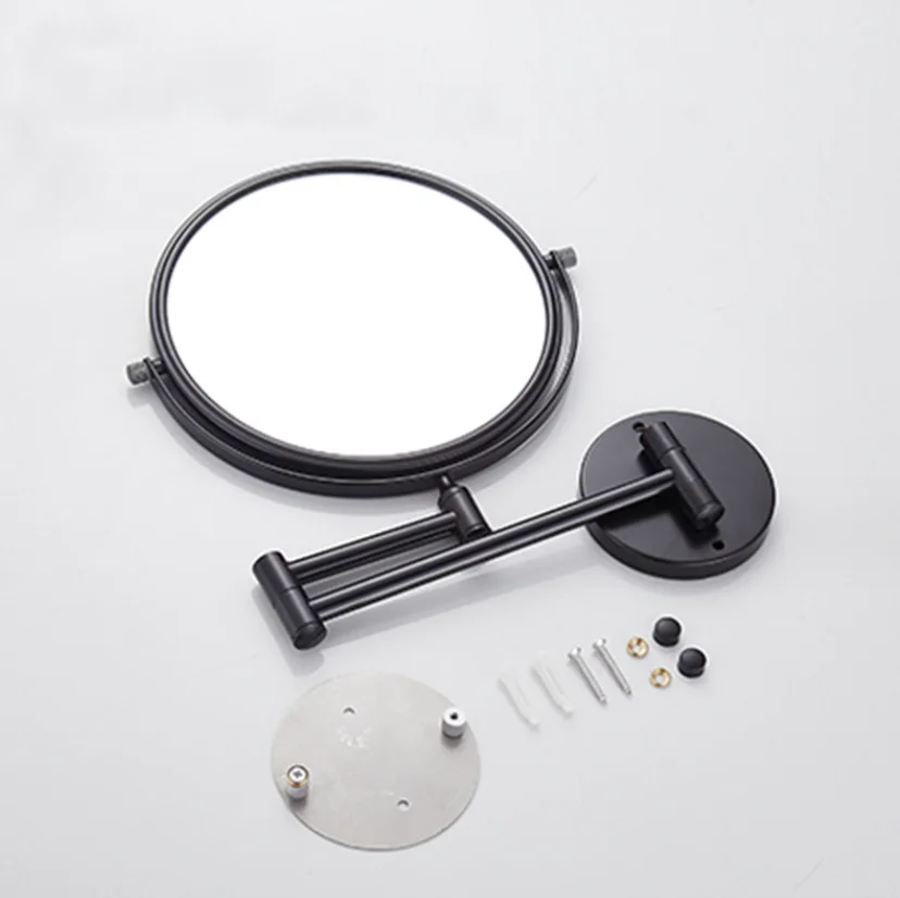 Настенное зеркало для макияжа в ванную комнату телескопическое косметическое