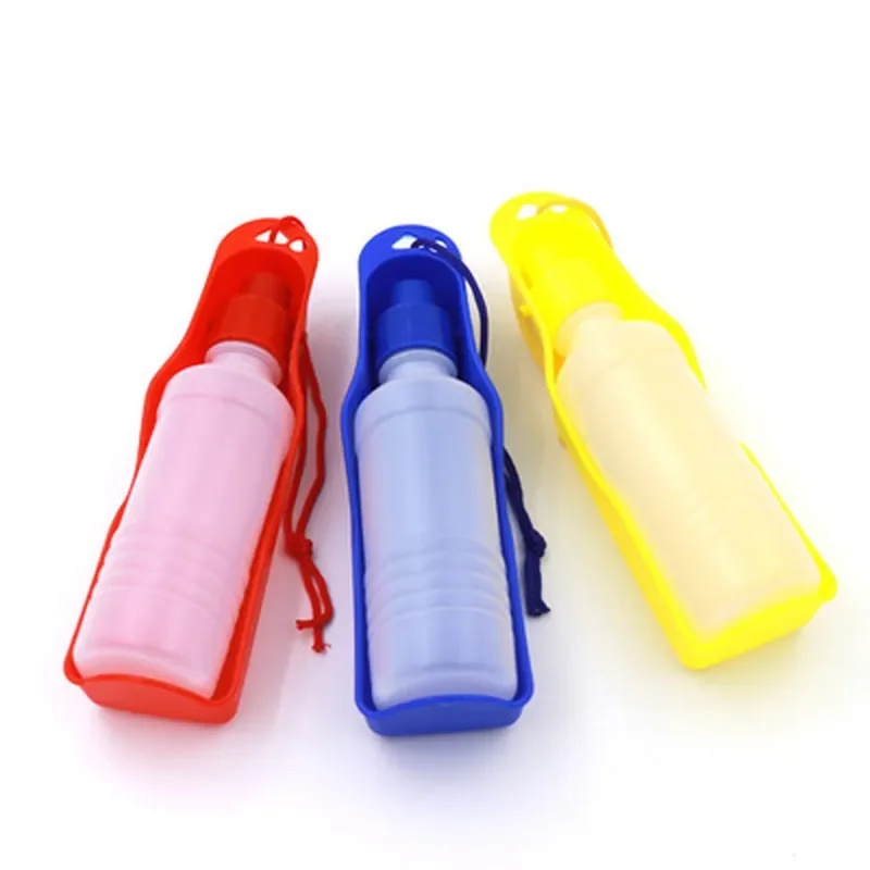 

Plastic Water Drinker Water Water Pets Folding Bowl Feeder For Drinking Travel Dogs Bottle Dog Outdoor Bottle 250ml Portable