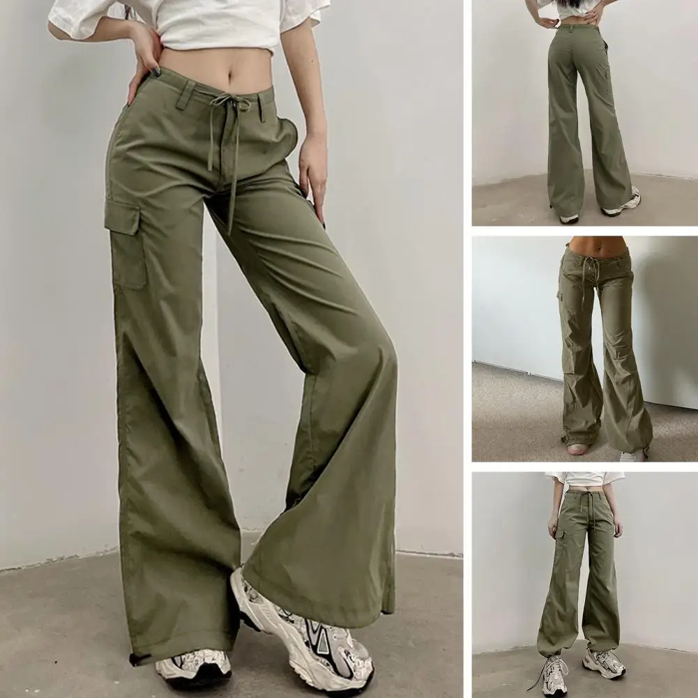 

Chic Straight High Waist Women Pants Summer Pants Ankle-banded Loose