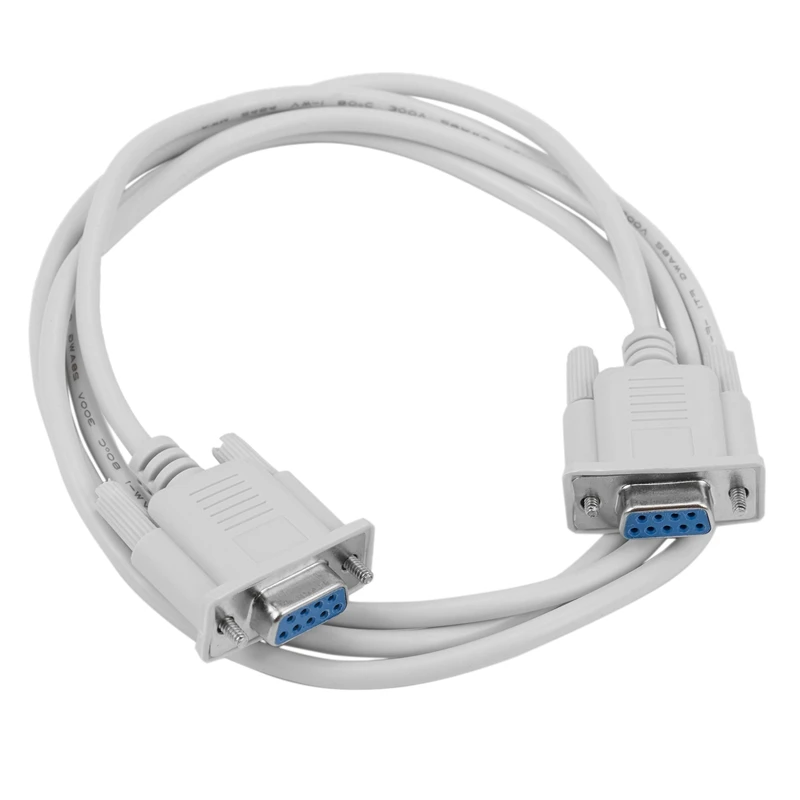 

1 шт. 5 футов F / F Последовательный RS232 кабель для модема разъем-гнездо DB9 крестовое соединение FTA 9-контактный кабель для передачи данных COM кон...