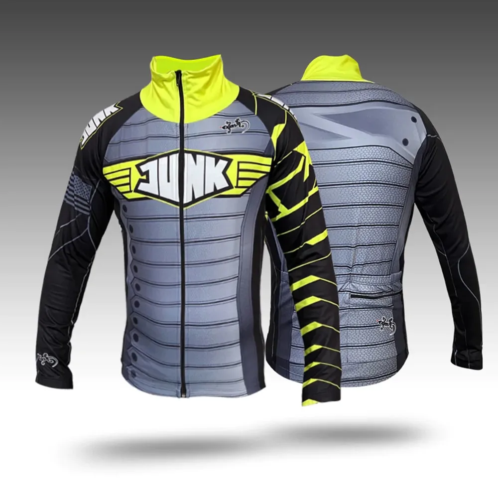 

JUNK Men MTB Road Bike Bicycle Jackets Cycling Jackets Long Sleeve Windproof Clothing Outdoor Sports Spring And Autumn Raincoat