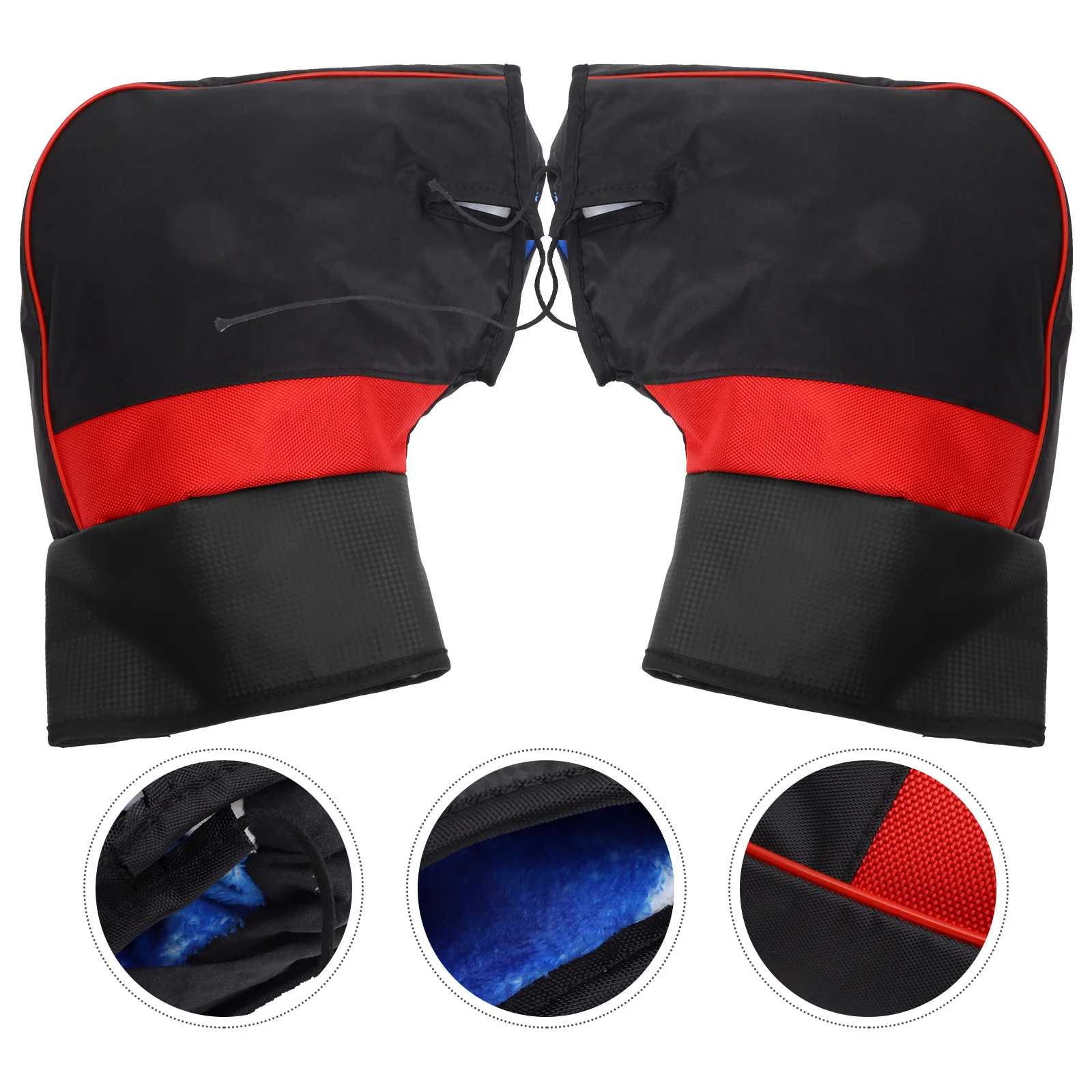 

Cycling Electric Bicycles Handlebar Motorcycle Mitt Gloves Windproof Plush