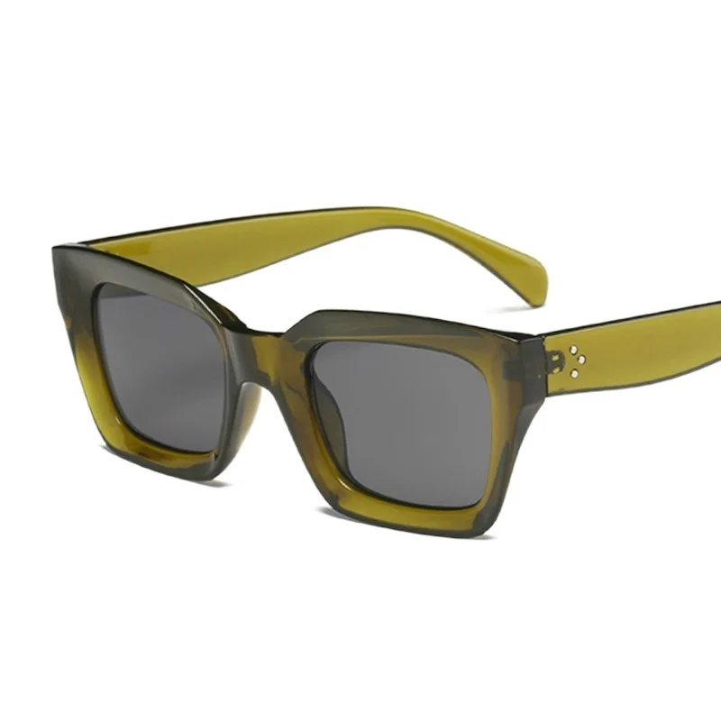 

Очки солнцезащитные женские в винтажном стиле, брендовые Роскошные брендовые солнечные очки оверсайз с квадратными линзами Uv400, с защитой о...
