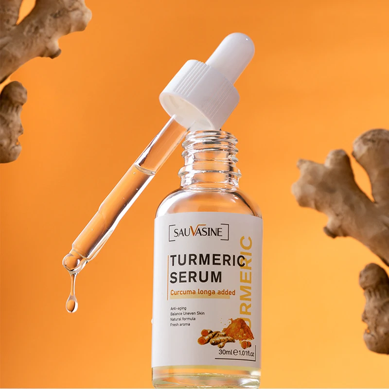 

Turmeric Oil Face Whitening Face Serum Anti Wrinkle Remove Dark Spots Lightening Face Care Anti-Aging Hyaluronic Acid Essence